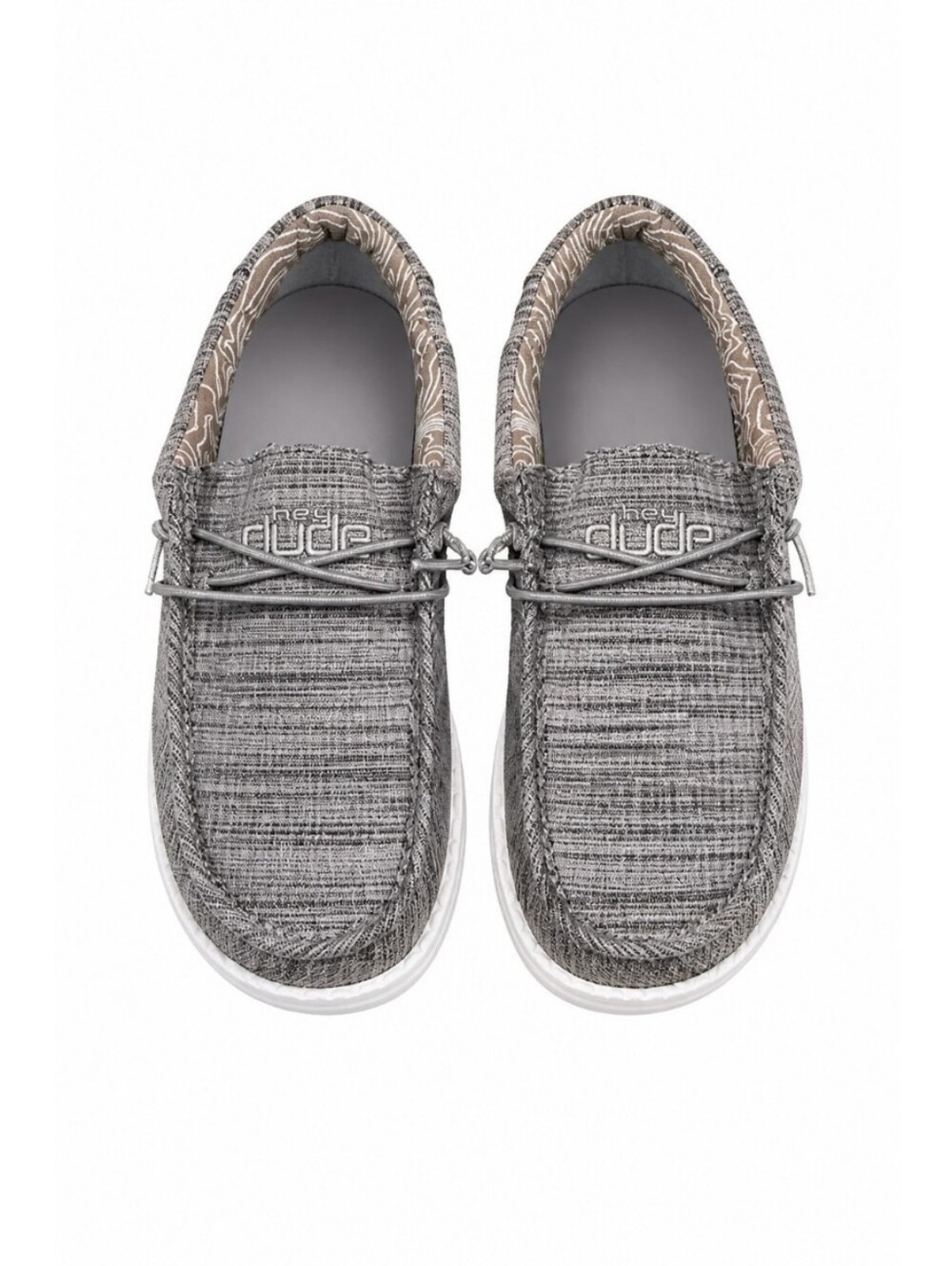 HEYDUDE Gray Casual Child Slip-On Shoes